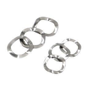 Stainless Steel Wave Washer, 304 Stainless Steel Three Wave Spring Washers M3-M51 0.3-0.5mm 5/10/50pcs in Saudi Arabia