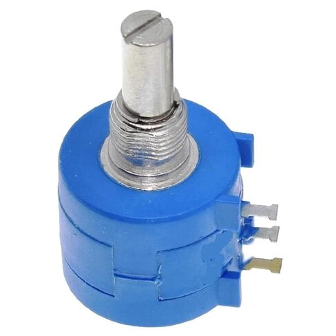 3590S Wirewound Potentiometer, 500 Ohm to 100K Ohm, 2W Power Rating, 55C to +125C Operating Temperature, 450V Max Voltage (5K Ohm) in Kuwait