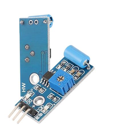 Vibration Sensor Module Plastic 10pcs Normally Closed Type with Alarm Triggering Function Blue Compatible with Microcontrollers for Motorcycle Alarm in Kuwait