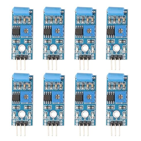 Vibration Sensor Module with Digital Output 10pcs Normally Closed Type and Alarm Triggering Plastic Material for Theft Alarm in Kuwait