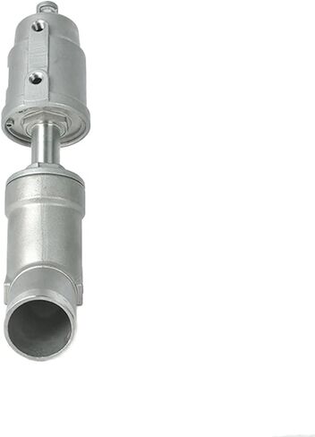 DN50 Stainless Steel Pneumatic Welding Angle Seat Valve with Stainless Steel Actuator - 1 Piece(Double Acting) in Kuwait