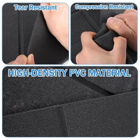 Washer Dryer Anti-Vibration Mat, 68x30'' Foldable Rubber Mat, Heavy Duty Shock Absorbing & Noise Reducing Pads, Non-Slip Waterproof Floor Protector for Washing Machine & Dryer, Vibration Control in Kuwait