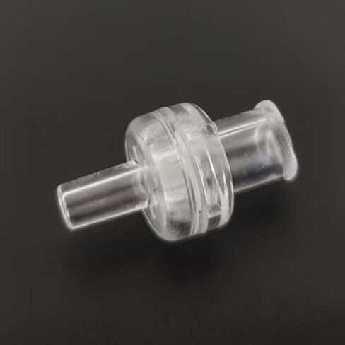 أنثى Luer قفل صمام الاختيار ارتفاع ضغط الحجاب الحاجز اتجاه واحد صمام طبي البولي كربونات للاستخدام الطبي والمختبر 20 قطعة (شفاف) in Kuwait