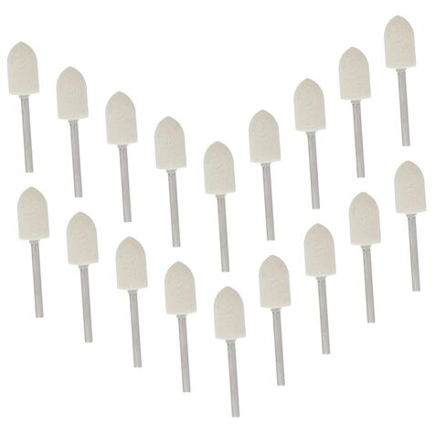 20pcs Conical Wool Felt Polishing Heads 10mm Rotary Tool Buffing Wheels Jewelry Polishing Accessories for Drill Craft Projects in Kuwait