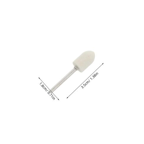 20pcs Conical Wool Felt Polishing Heads 10mm Rotary Tool Buffing Wheels Jewelry Polishing Accessories for Drill Craft Projects in Kuwait