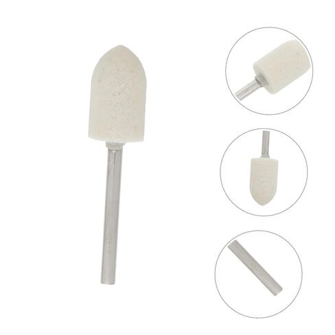 20pcs Conical Wool Felt Polishing Heads 10mm Rotary Tool Buffing Wheels Jewelry Polishing Accessories for Drill Craft Projects in Kuwait