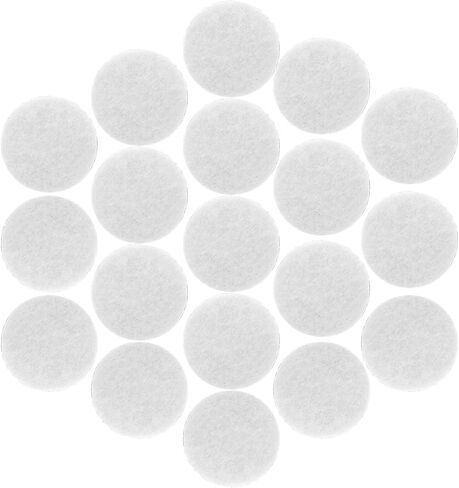 500pcs Adhesive Felt Circles Stickers White 20mm DIY Clothing Cushion Fabric Pads for Crafts and Sewing Festival Decorations in Kuwait