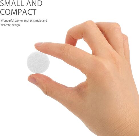 Kichvoe 500pcs White 15mm Self-Adhesive Felt Circles DIY Clothing Felt Stickers for Handmade Accessories and Craft Projects in Saudi Arabia