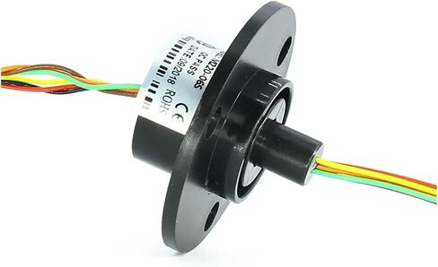 Slipring electric slip ring diameter 22mm 6/12/18/24 channel 2A flange rotary joint(18 wires 2A) in Kuwait