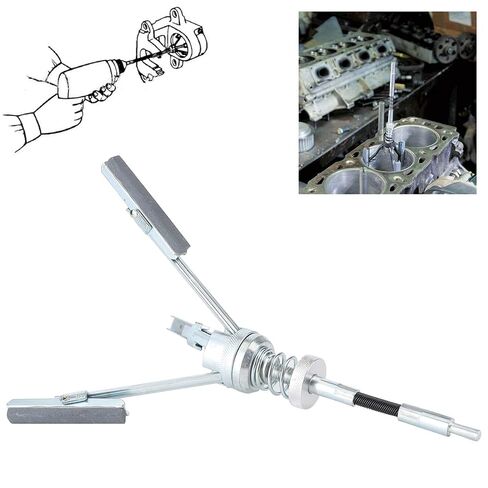 3 Cylinder Honi, Hone with ible Shaft, Carbon Hand Tool for Car, Pressure for 2 6.7in Range Cylinder Holes in Kuwait