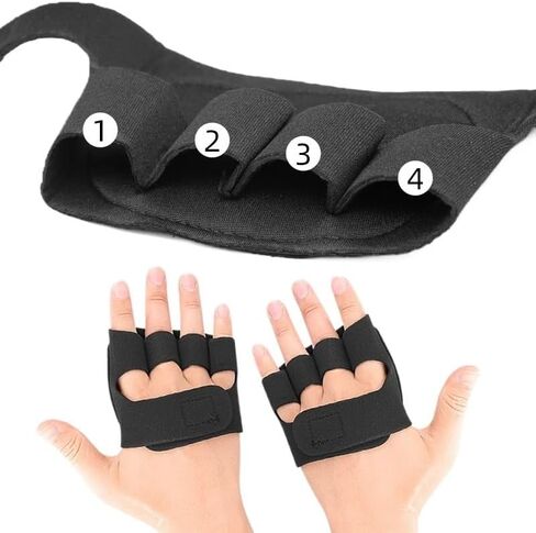 Men's Sports Hand Gloves with Four Finger Half in Kuwait