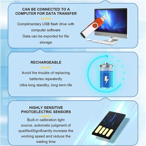 Portable ATP Fluorescence Tester, Rechargeable Handheld Fluorescent Microbial Surface Cleanliness Tester Food Hygiene Monitor in Kuwait
