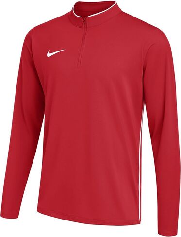 سترة Nike للرجال Dri-FIT Park 26 1/4 بسحاب وأكمام طويلة لكرة القدم، بلوفر للتدريب الرياضي in Kuwait