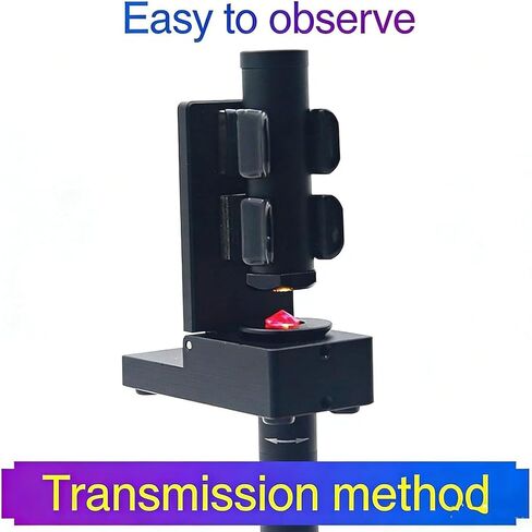 Gemstone Spectroscope Stand, Foldable Beam Splitter Holder, 0-90° Adjustable Angle, Supports Transmission / Reflection Testing, for Jewelry in Kuwait