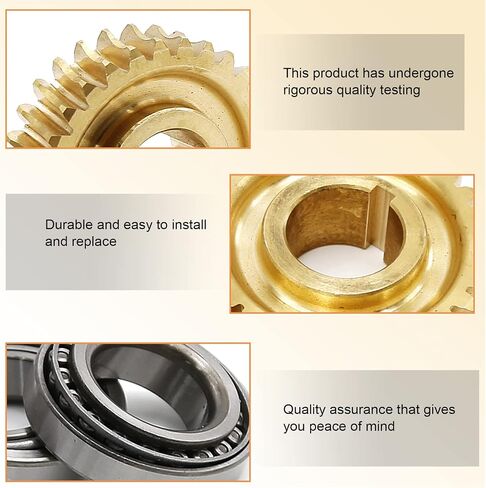 EATAKWARD Tine Shaft Worm Gear Kit، بديل لـ MTD Troy-Bilt | مجموعة تروس دودة الحارث للحصان، تحل محل GW-11527 11527 GW-1064 1064 in Kuwait