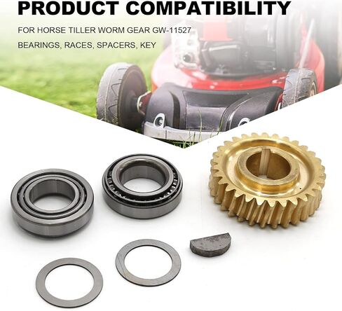 EATAKWARD Tine Shaft Worm Gear Kit، بديل لـ MTD Troy-Bilt | مجموعة تروس دودة الحارث للحصان، تحل محل GW-11527 11527 GW-1064 1064 in Kuwait