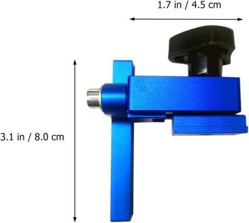 LIFKOME Aluminum Alloy T Slot Miter Gauge Stop Block for Woodworking with Simple Installation and Disassembly, Blue Replacement Miter Track Stop for DIY Woodworking Projects in Kuwait