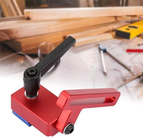 Miter Track Stop for 30mm Standard T Slot Tracks, Aluminum Alloy Sliding Stop Jig Precision Length Limiter Lockable Positioning Slide Locator for Woodworking in Kuwait
