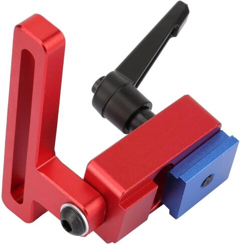 Miter Track Stop for 30mm Standard T Slot Tracks, Aluminum Alloy Sliding Stop Jig Precision Length Limiter Lockable Positioning Slide Locator for Woodworking in Kuwait