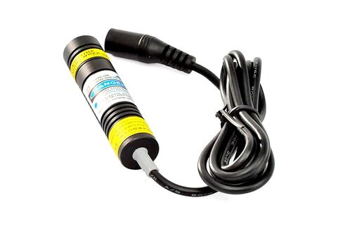 الصناعية البنفسجي الأزرق 405nm MW G-L100 الليزر الصليب ديود وحدة 5V K9 عدسة ث / سائق في 16x68mm in Kuwait