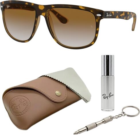 Ray-Ban RB4147 Boyfriend Square Square Geasshes مع حزمة مجموعة النظارات الرسمية in Kuwait