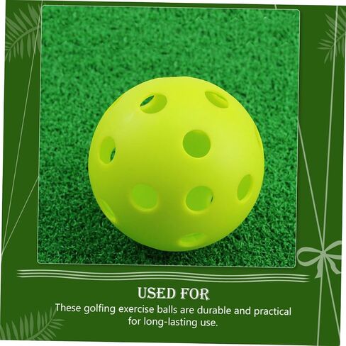 YARNOW Golf Ball Golfs Practicing Balls Golfing Training Balls Golfs Training Balls Hollow Balls Golfing in Kuwait