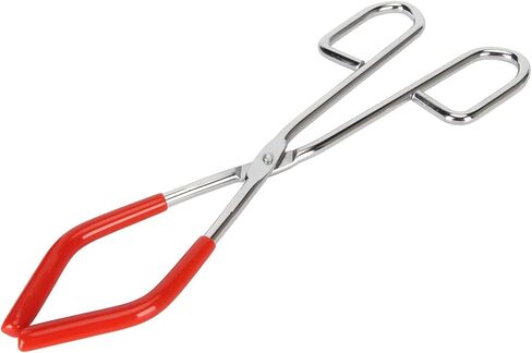 2pcs Steel Beaker Tongs with Rubber Coated Tips – Fits 50mL to 2000mL Beakers in Kuwait