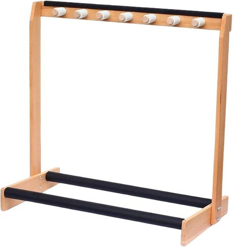 Wooden Tennis Racket Holder, Portable Racket Display Storage Rack, Badminton Racquet Rack Organizer for Schools, Gymnasiums, Playground(66cm) in Kuwait