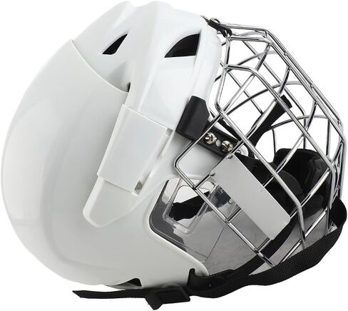 Dioche Combo with Cage Hockey Helmet Combo with Cage Youth Ice Hockey Protective Gear M Size 56-59cm - Premium ABS Cover and EVA Padding for Safety and Comfort in Kuwait