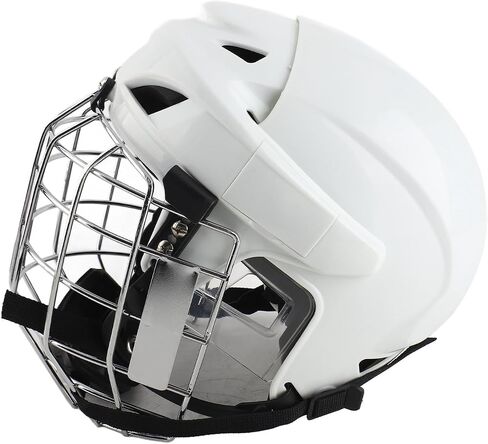 Youth Hockey Helmet Combo, ABS Shell EVA Padding Ice Hockey, Roller Helmet with Aluminum Alloy Face Cage and Easy Size Measurement for Youth Ice and Roller Sports in Kuwait