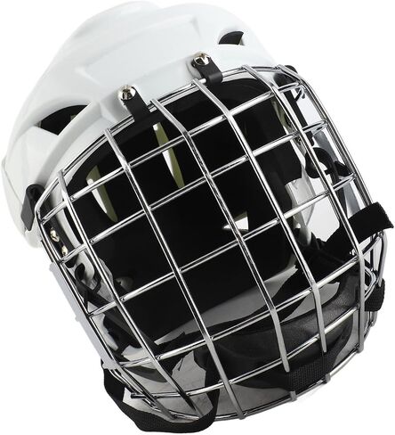 Dioche Combo with Cage Hockey Helmet Combo with Cage Youth Ice Hockey Protective Gear M Size 56-59cm - Premium ABS Cover and EVA Padding for Safety and Comfort in Kuwait