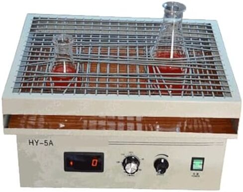 HY-5H Digital Reciprocating Shaker, 280RPM Lab Oscillator with Timer, Non-Slip Platform for Flasks & Plates, Brushless Motor, Compact Design in Kuwait