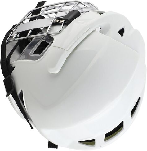 Hockey Helmet, Sturdy ABS Cover High Density EVA Padding Aluminum Alloy Youth Hockey Helmet, Combo with Facemask for Youth High School College in Kuwait