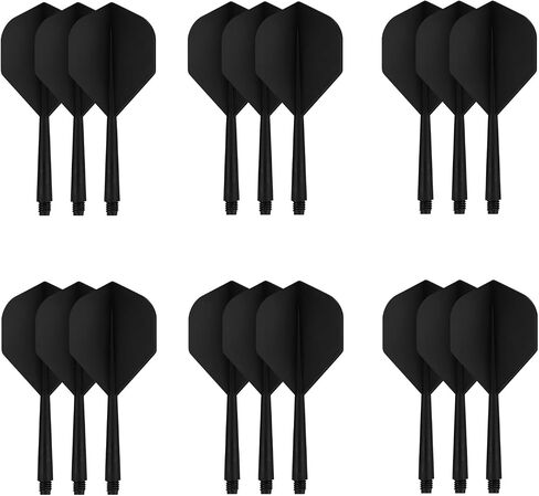 Accmor Integrated Dart Shaft and Flights, Dart Flights for Steel Tip Darts/Soft Plastic Tip Darts, Dart Replacement Flights Accessories in Kuwait