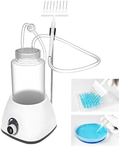 Bench Small Liquid Recycler Vacuum Aspirator, 1L Laboratory Waste Liquid Recycler, Liquid Collector Aspirator, 9 Adjustable Gears, with Aspiration Head/Holder, for Teaching Scientific in Kuwait