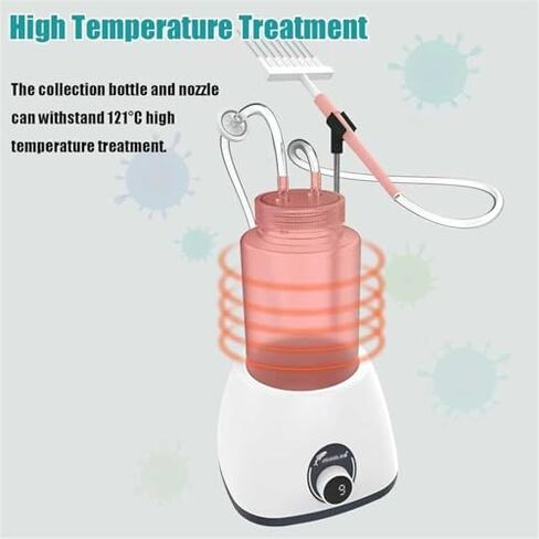 Bench Small Liquid Recycler Vacuum Aspirator, 1L Laboratory Waste Liquid Recycler, Liquid Collector Aspirator, 9 Adjustable Gears, with Aspiration Head/Holder, for Teaching Scientific in Kuwait