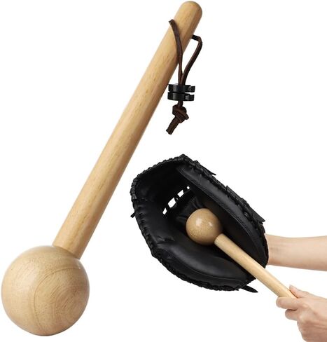 Wooden Baseball Glove Mallet, Softball Glove Mallet, One Piece Glove Mallet for Baseball and Softball Glove Shaping, Solid Construction for Breaking in Gloves in Kuwait
