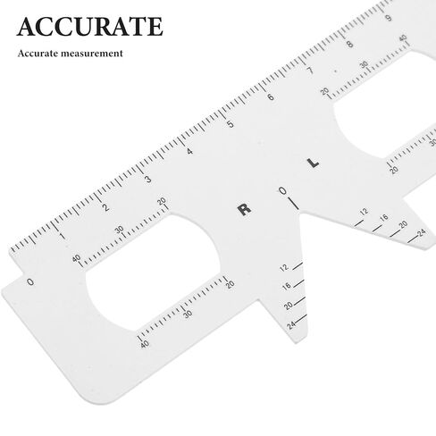 5pcs Eyeglass Pupillary Distance Ruler, PD Measuring Tool for Glasses Fitting, Optical PD Ruler Accurate Pupil Distance Measurement Tool for Opticians in Kuwait