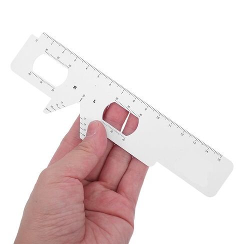 5pcs Eyeglass Pupillary Distance Ruler, PD Measuring Tool for Glasses Fitting, Optical PD Ruler Accurate Pupil Distance Measurement Tool for Opticians in Kuwait