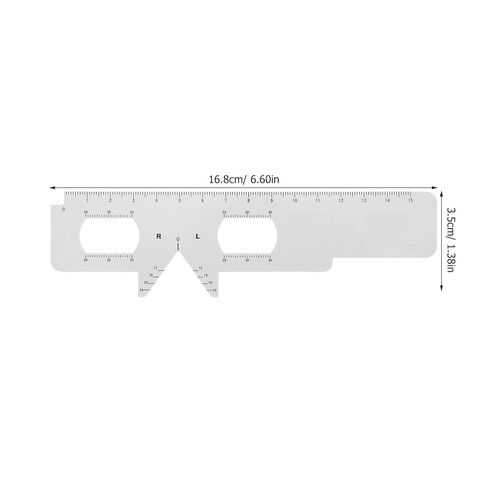 5pcs PD Ruler for Eyewear - Accurate Pupillary Distance Measurement Tool - Essential Optometrist Accessory for Eyeglasses Lens Fitting and Glasses Matching in Kuwait