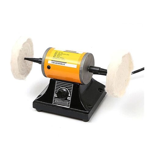 200W Adjustable Speed Mini Polishing Machine,Jewelry Polisher - Adjustable Variable Speed Bench Grinder Polishing & Buffing Machine, for Jewelry Motor Lathe Bench Grinder Kit in Kuwait