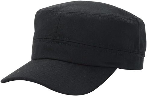Duckbill Hat for Female Flat Top Sun Cap Fashion Breathable Hat Adjustable CricketHat Cotton Headdress in Kuwait