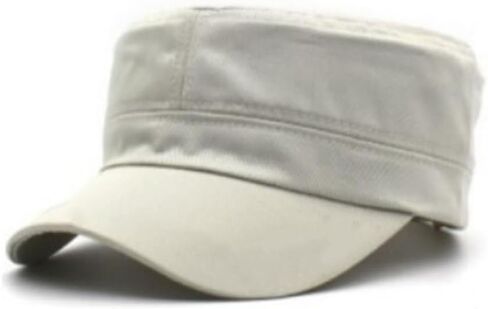 Duckbill Hat for Female Flat Top Sun Cap Fashion Breathable Hat Adjustable CricketHat Cotton Headdress in Kuwait