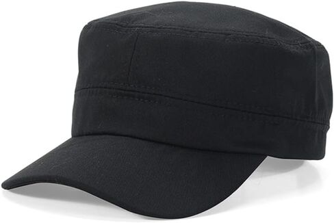 Duckbill Hat for Female Flat Top Sun Cap Fashion Breathable Hat Adjustable CricketHat Cotton Headdress in Kuwait