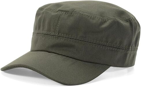 Duckbill Hat for Female Flat Top Sun Cap Fashion Breathable Hat Adjustable CricketHat Cotton Headdress in Kuwait