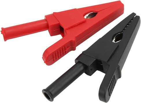 Electric Clip Set 10pcs High Conductivity Red Black Brass Clamp for Power Testing and Experimental Circuits 30A 1000V in Kuwait