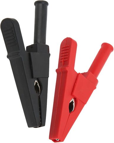 Electric Clip Set 10pcs High Conductivity Red Black Brass Clamp for Power Testing and Experimental Circuits 30A 1000V in Kuwait