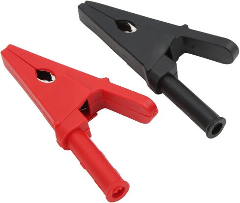 Electric Clip Set 10pcs High Conductivity Red Black Brass Clamp for Power Testing and Experimental Circuits 30A 1000V in Kuwait
