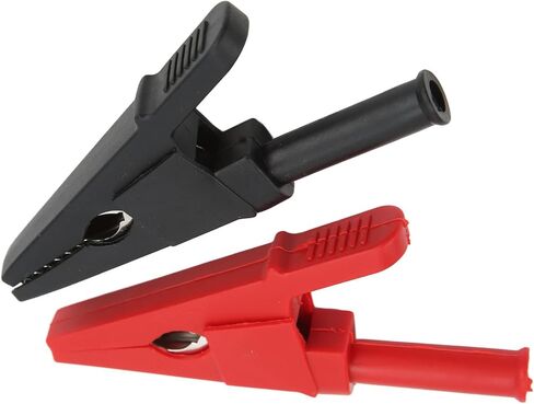 Electric Clip Set 10pcs High Conductivity Red Black Brass Clamp for Power Testing and Experimental Circuits 30A 1000V in Kuwait