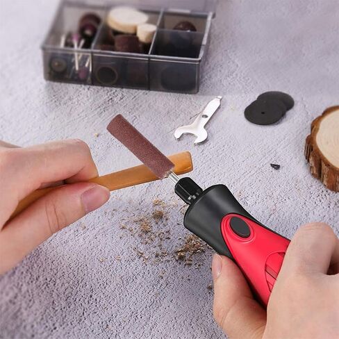 Vaguelly Rotary Tool Sanding Drum Kit with 6mm Shank, 80 and 240 Grit Sandpaper Flap Wheels for Drill, Cylindrical Abrasive Wheels for Surface Finishing and Removing Imperfections, Suitable in Kuwait